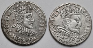 Sigismond III Vasa, Troikas Riga 1591 et 1597 - set (2pcs)