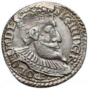 Sigismund III Vasa, Trojak Olkusz 1598 - large head