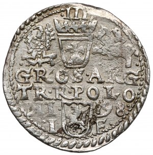 Sigismund III Vasa, Trojak Olkusz 1598 - large head