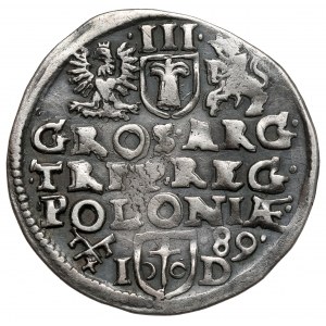 Zygmunt III Waza, Trojak Poznań 1589 ID