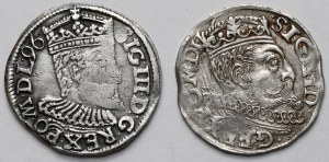 Sigismund III Vasa, Trojaks Wschowa 1596 and Poznań 1599 - set (2pcs)