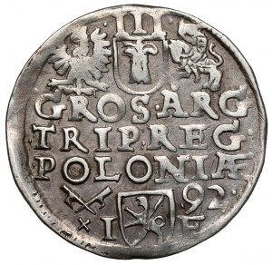 Sigismond III Vasa, Trojak Poznań 1592