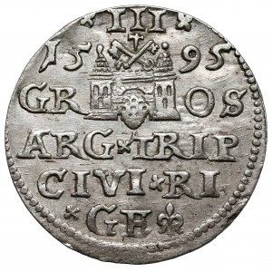 Zygmunt III Waza, Trojak Ryga 1595