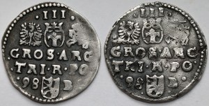 Sigismond III Vasa, Trojaks Bydgoszcz 1598 - set (2pcs)