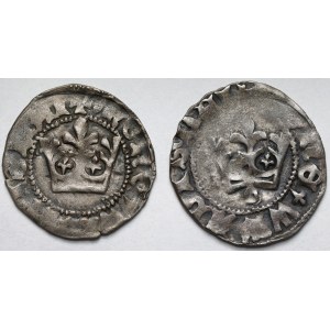 Władysław II Jagiełło, Półgrosze Kraków - zestaw (2szt)