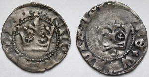 Ladislas II Jagiello, Cracovie demi-pence - set (2pcs)