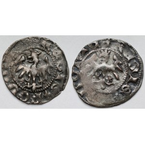 Władysław II Jagiełło, Półgrosze Kraków - zestaw (2szt)