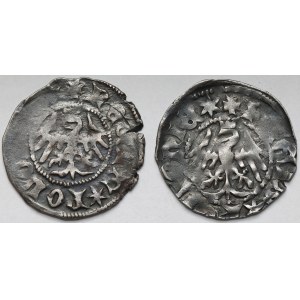 Władysław II Jagiełło, Półgrosze Kraków - zestaw (2szt)
