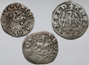 Wladyslaw II Jagiello, demi-penny Cracovie - dont FALSEFICAT (3pcs)