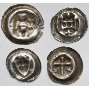 Zakon Krzyżacki, Brakteaty - zestaw (4szt)