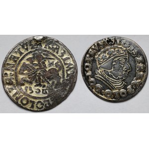Zygmunt I Stary, Grosz Głogów 1506 i Trojak Gdańsk 1539 - zestaw (2szt)