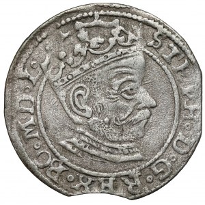 Stefan Batory, Grosz Ryga 1581 - tarcze