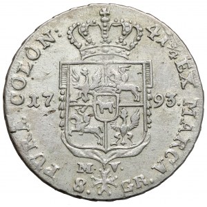 Poniatowski, Dwuzłotówka 1793 MV