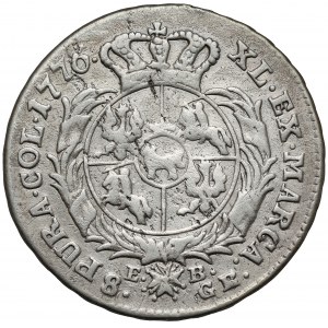 Poniatowski, Dwuzłotówka 1776 EB