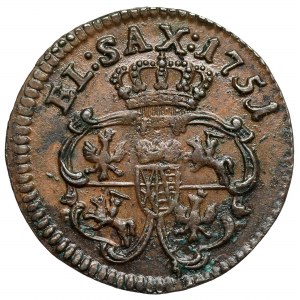 August III Sas, Szeląg Grünthal 1751