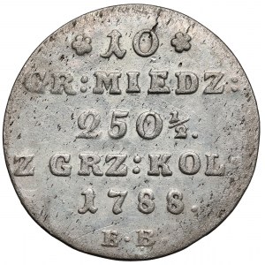 Poniatowski, 10 groszy 1788 EB
