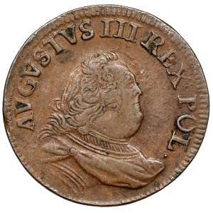August III Sas, Grosz Grünthal? 1754 - cyfra 3