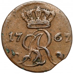 Poniatowski, Szeląg 1767-G, Warszawa