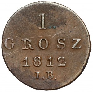Duché de Varsovie, Penny 1812 IB
