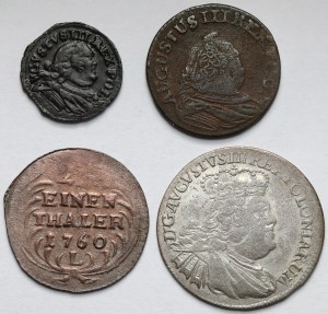 Augustus III Sas, from Shelah to Sixth - set (4pcs)