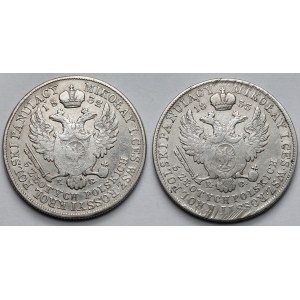 5 złotych polskich 1832 i 1833 KG - zestaw (2szt)