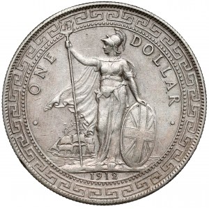 Wlk. Brytania, Trade Dollar 1912