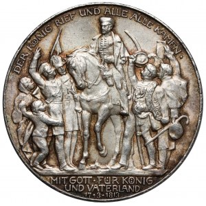 Prusy, 3 marki 1913, Berlin - Bitwa Narodów