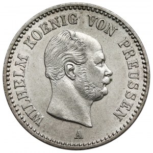Prusy, Wilhelm I, 1/6 talara 1864-A, Berlin