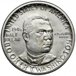 USA, 1/2 dolara 1946 - Booker T. Washington Memorial
