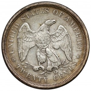 États-Unis, 20 cents 1875-S, San Francisco