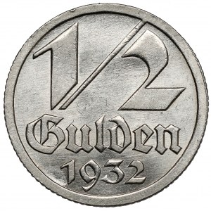 Gdańsk, 1/2 guldena 1932