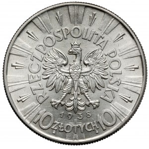 Piłsudski 10 złotych 1938