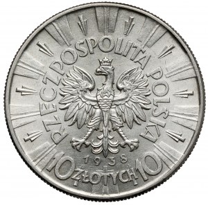 Piłsudski 10 zloty 1938