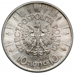 Piłsudski 10 złotych 1936