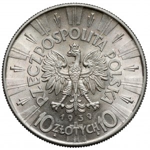 Piłsudski 10 złotych 1939