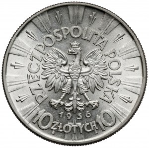 Piłsudski 10 złotych 1936