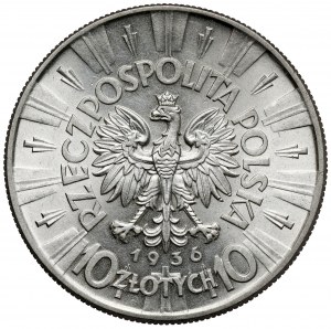 Piłsudski 10 zloty 1936