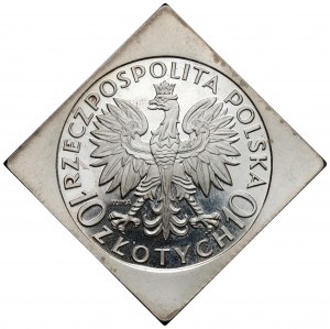 Exemplaire en argent, Klip Traugutt 10 or 1933 - Parchimowicz, NEFRYT