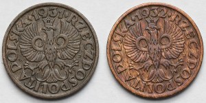 1 penny 1931-1932 - set (2pcs)