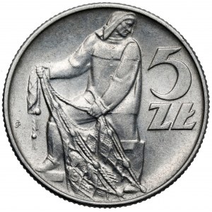 Rybak 5 złotych 1971