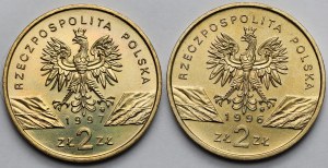2 or 1996-1997 Hérisson et calao Cerf - set (2pc)