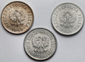 1 or 1949 et 1966 - set (3pcs)
