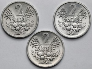 2 or 1960-1974 - set (3pcs)
