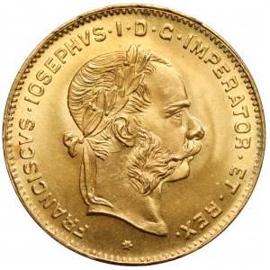 Austria, Franciszek Józef I, 4 floreny = 10 franków 1892
