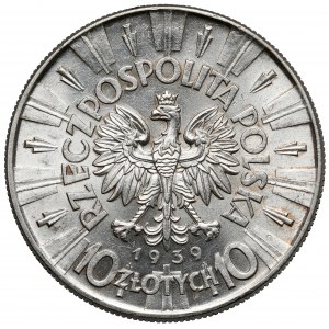 Piłsudski 10 złotych 1939
