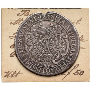 Bawaria, Maximilian II Emanuel, 2 dukaty 1697 - w srebrze - z okazji narodzin Karola VII - syna Teresy Kunegundy Sobieskiej
