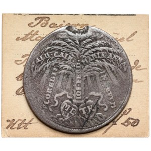 Bawaria, Maximilian II Emanuel, 2 dukaty 1697 - w srebrze - z okazji narodzin Karola VII - syna Teresy Kunegundy Sobieskiej