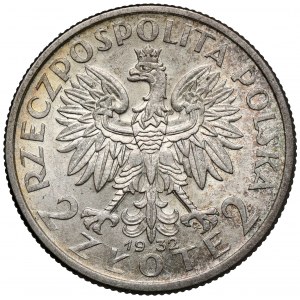 Głowa Kobiety 2 złote 1932
