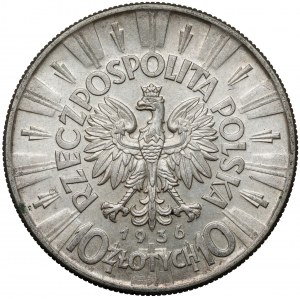 Pilsudski 10 zloty 1936