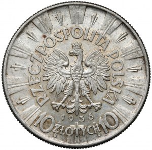 Pilsudski 10 zloty 1936
